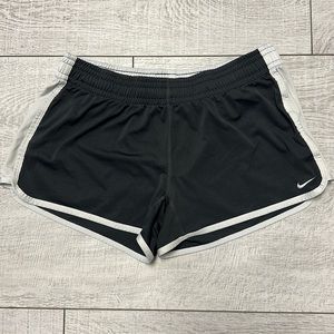 NIKE Dri-Fit Women's gray/white Athletic Running Shorts